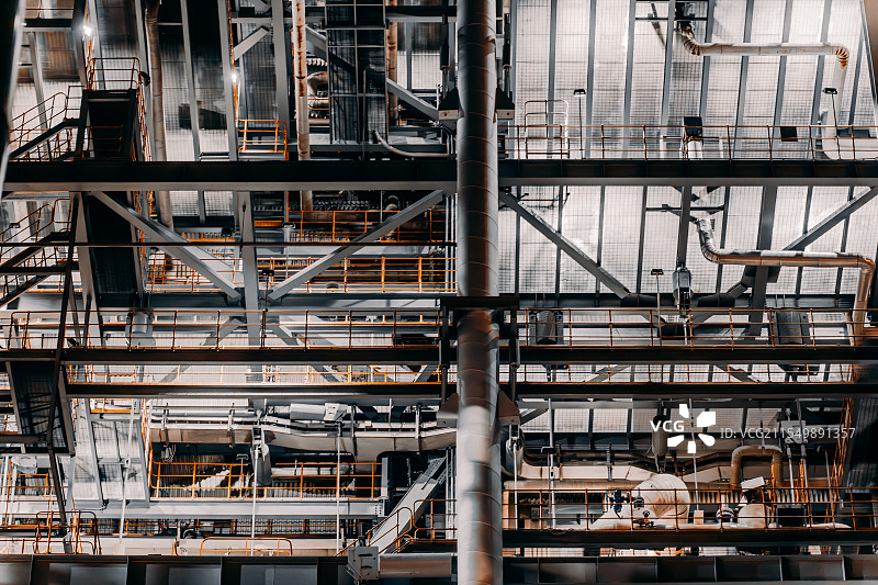 发电厂锅炉房图片素材
