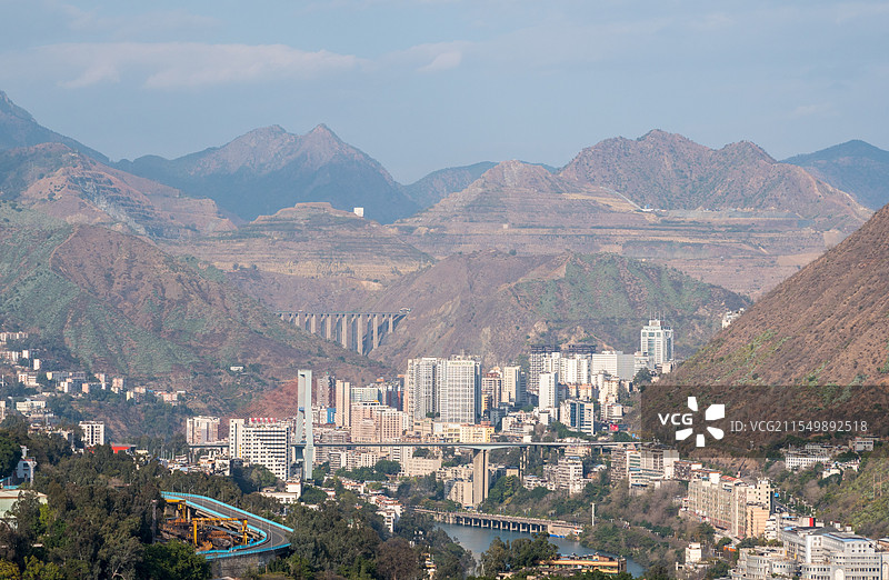 攀枝花东区炳草岗片区图片素材