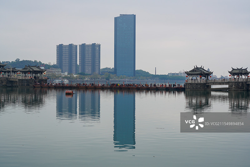 潮州广济桥图片素材