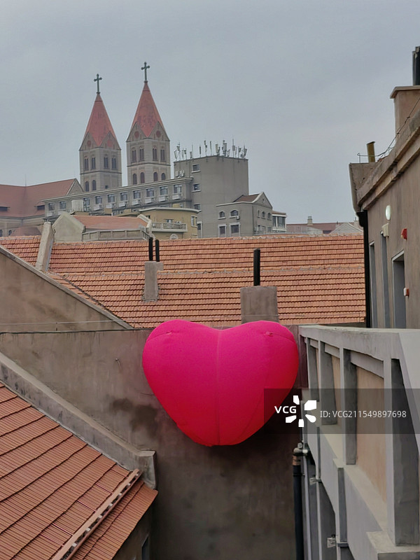 青岛中山路大鲍岛风光图片素材