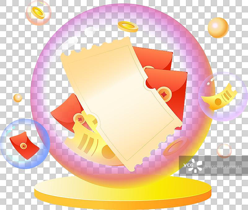 商务金融互联网优惠券元素图片素材