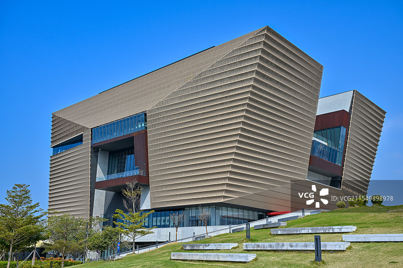 香港特别行政区西九文化区香港故宫文化博物馆环球贸易广场图片素材