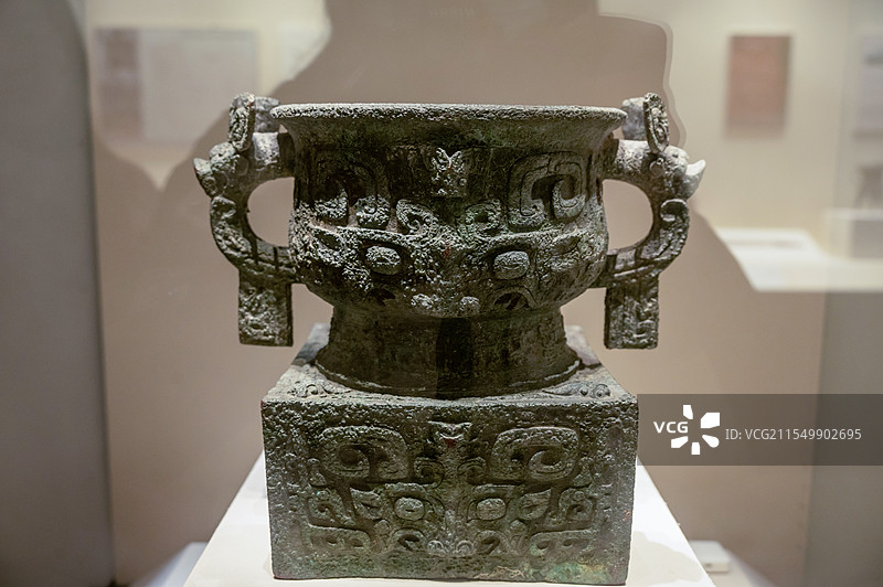 国家博物馆 周武王时期 “利”青铜簋图片素材