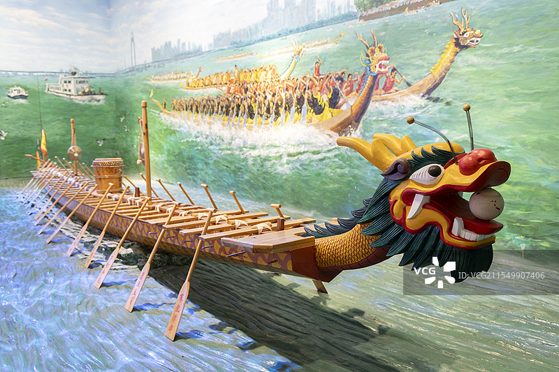 中国传统文化龙舟图片素材