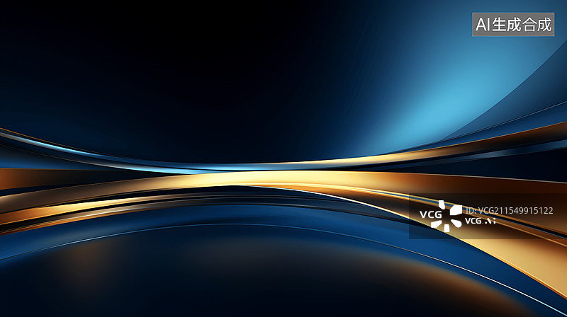 【AI数字艺术】人工智能数字化创新生态商务科技蓝色背景图片素材