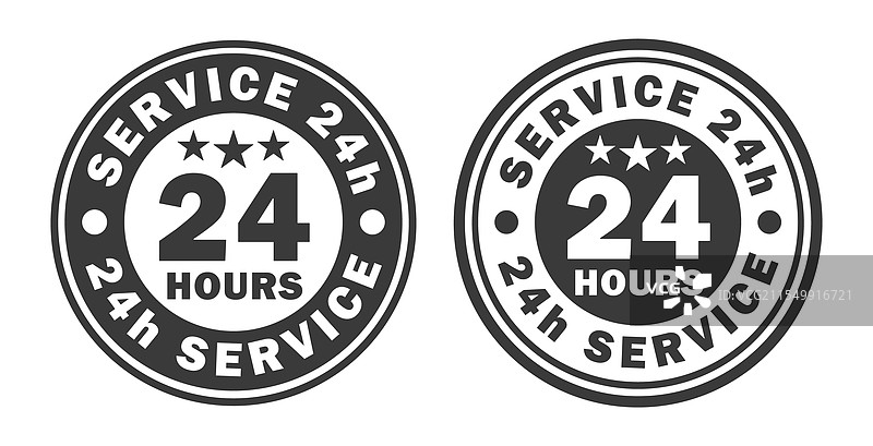 全天候服务，24小时开放，7天无休图片素材