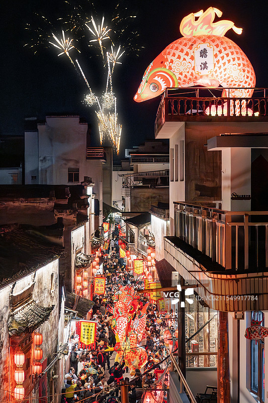 瞻淇鱼灯图片素材