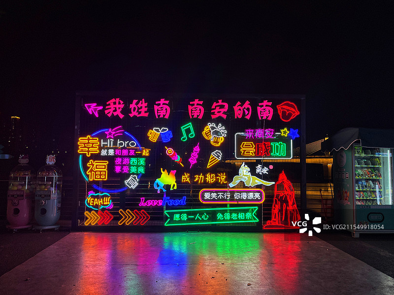 泉州南安成功夜市图片素材