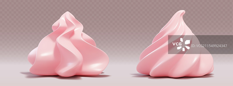奶油3D元素图片素材