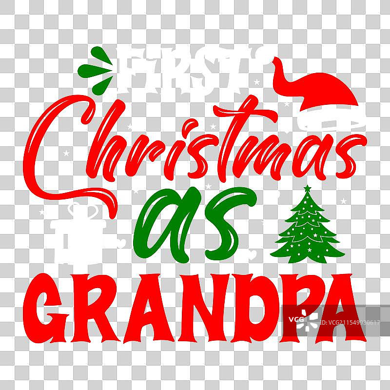 圣诞节排版T恤设计图片素材