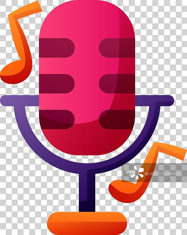 功能性音乐相关贴纸套装图片素材