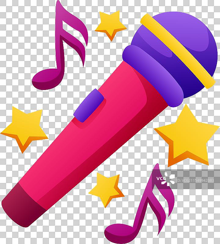 功能性音乐相关贴纸套装图片素材