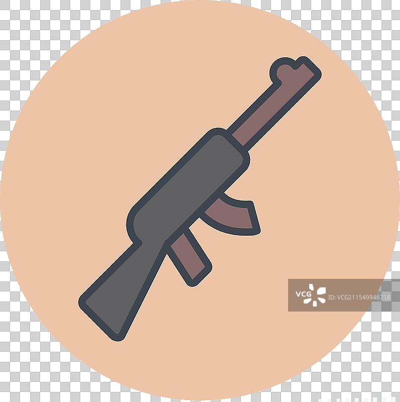 与军事和军队相关的步枪图标图片素材