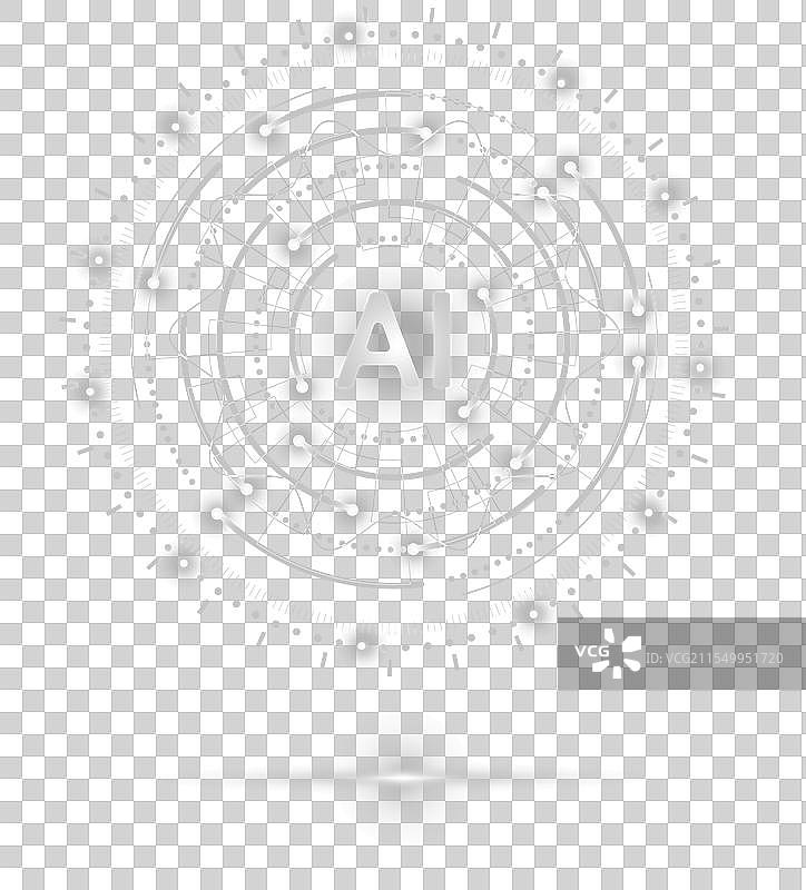 人工智能电路线条风格图片素材