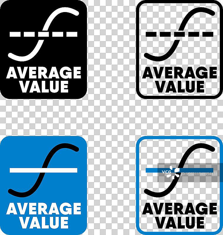 平均值信息标志图片素材