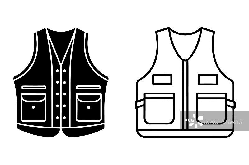 户外钓鱼背心图片素材