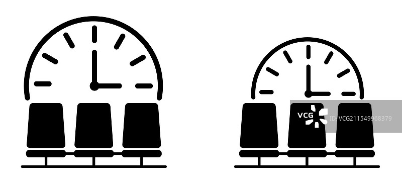 候诊室图标 候诊区标志图片素材