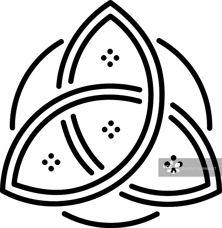 三位一体符号图片素材