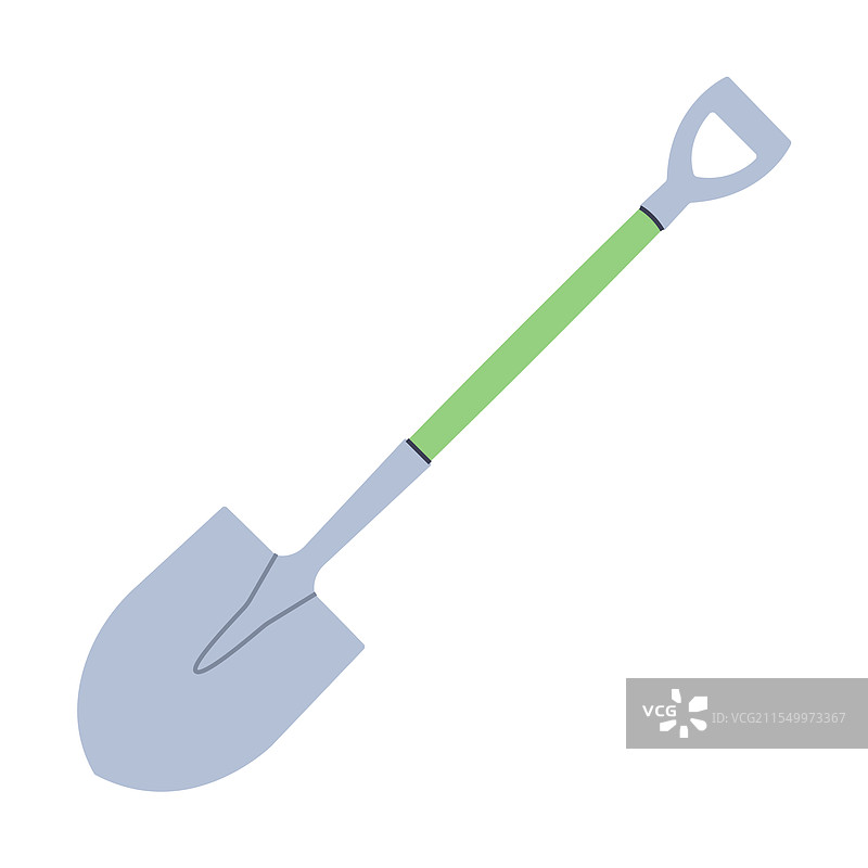 长柄园艺铲园艺工具平头图片素材