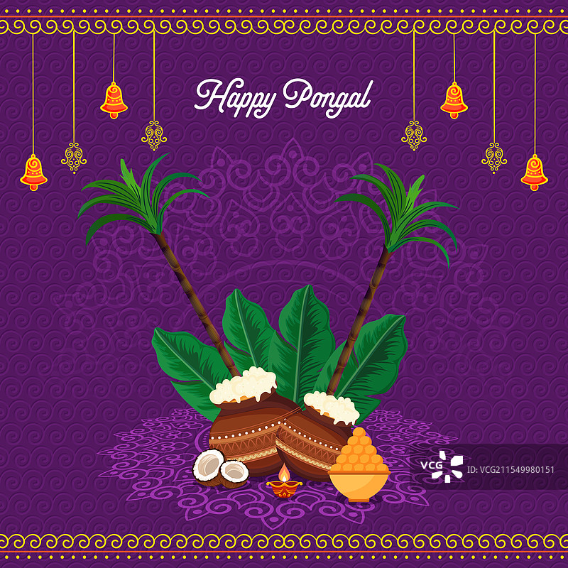 传统的丰收节盛宴和装饰图片素材