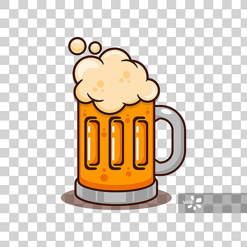 卡通啤酒杯图片素材