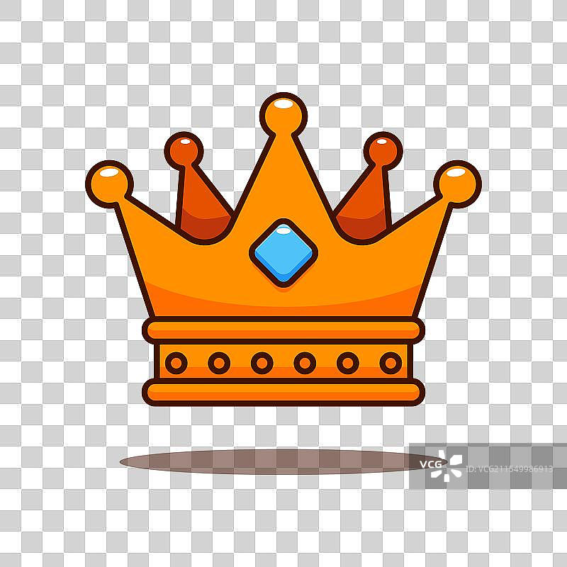 皇冠的卡通图案图片素材