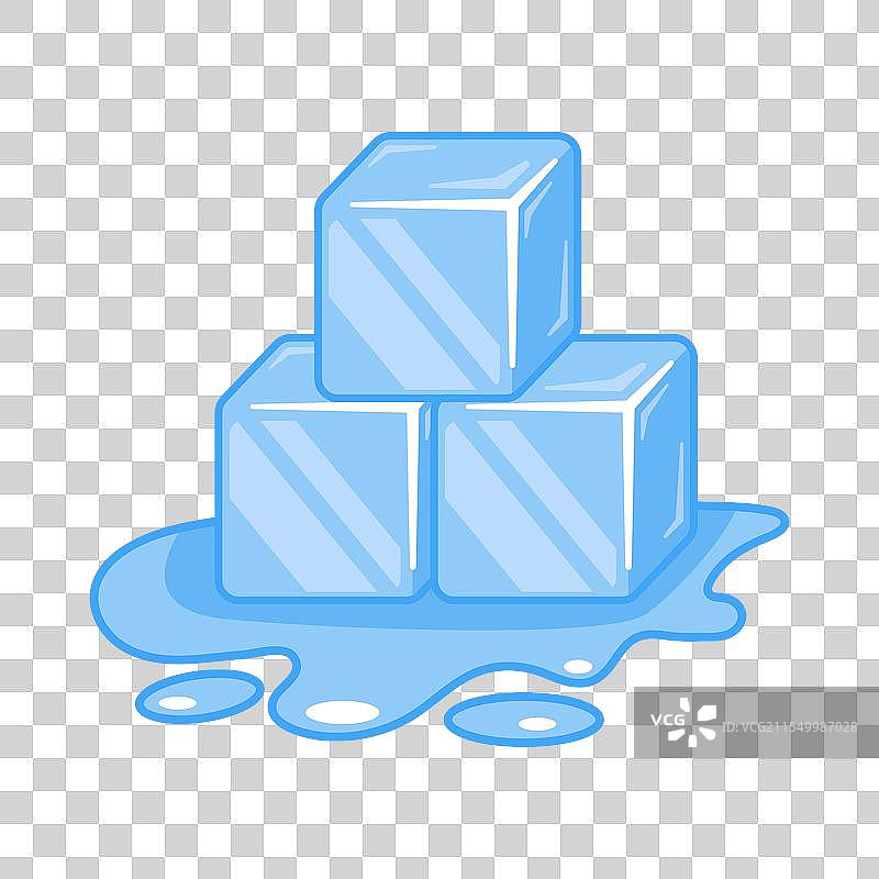 冰块卡通人物图片素材