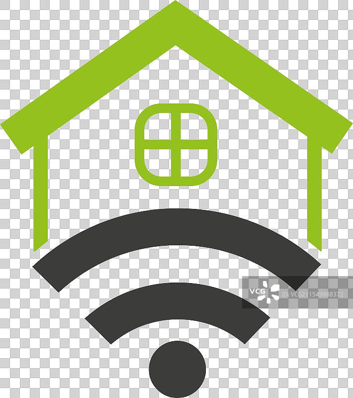 WiFi 房屋旅馆图标标志图片素材