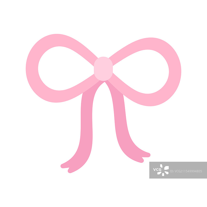 平坦的粉色领结图片素材
