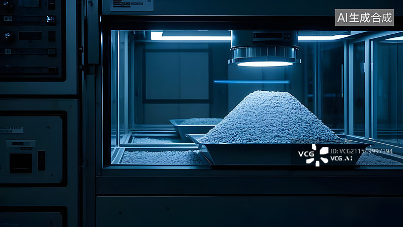 【AI数字艺术】碳化硅材料研制加工图片素材