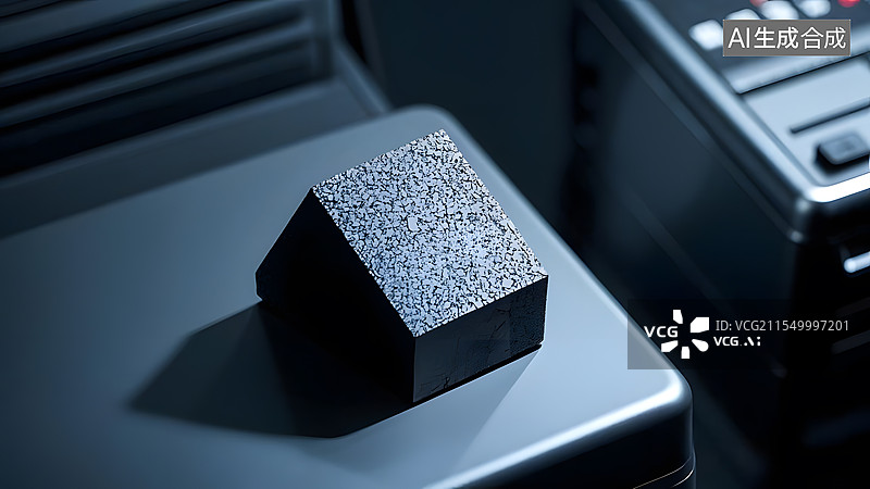 【AI数字艺术】碳化硅材料研制加工图片素材