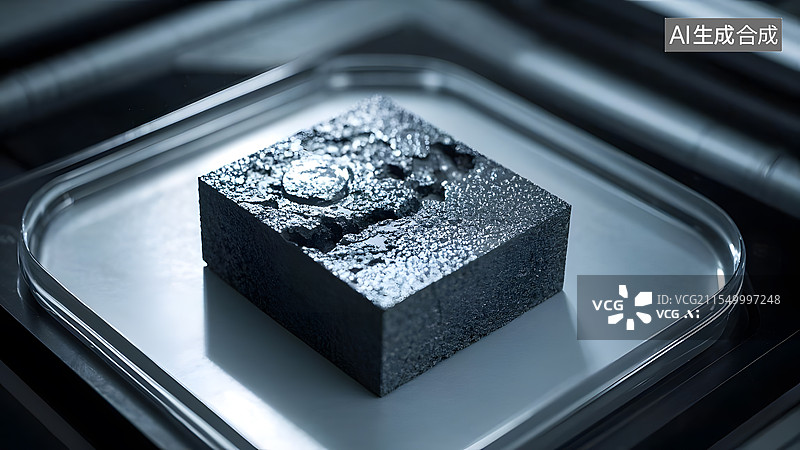 【AI数字艺术】碳化硅材料研制加工图片素材