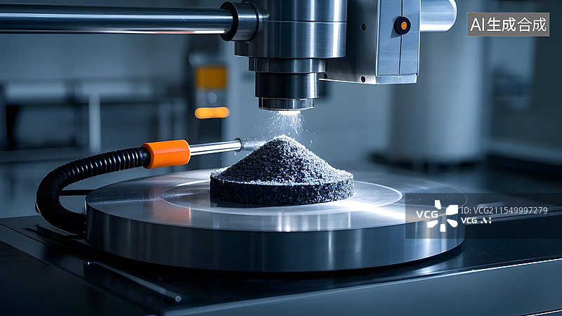 【AI数字艺术】碳化硅材料研制加工图片素材
