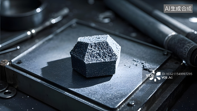 【AI数字艺术】碳化硅材料研制加工图片素材