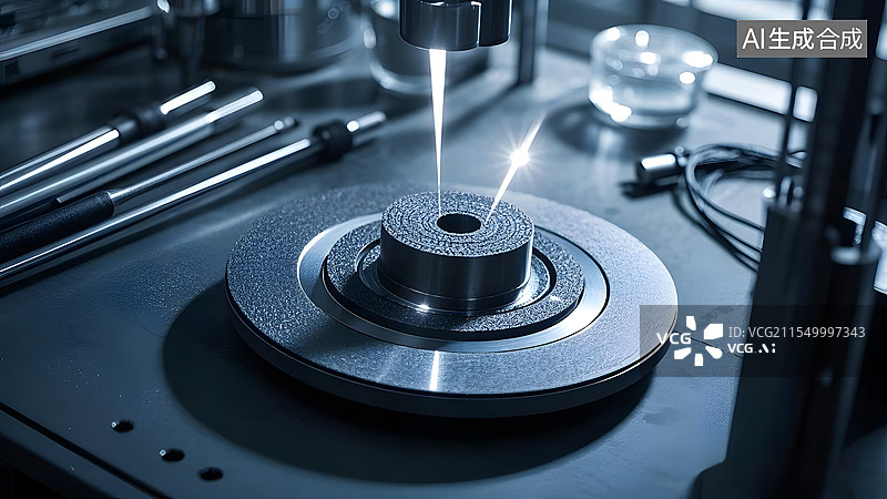 【AI数字艺术】碳化硅材料研制加工图片素材