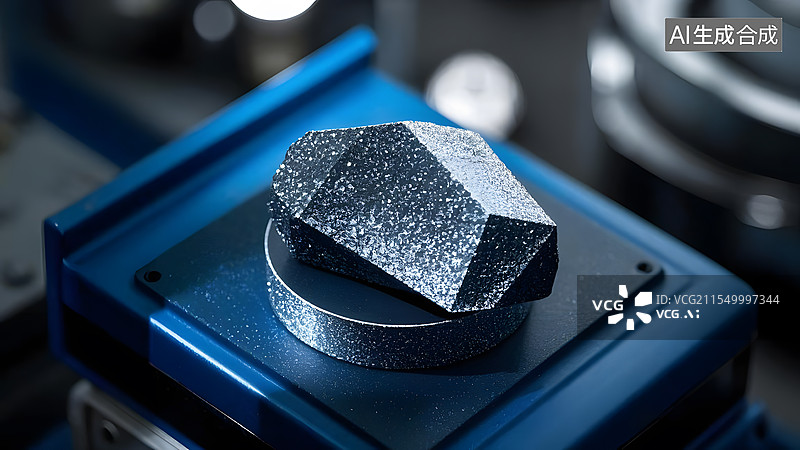 【AI数字艺术】碳化硅材料研制加工图片素材