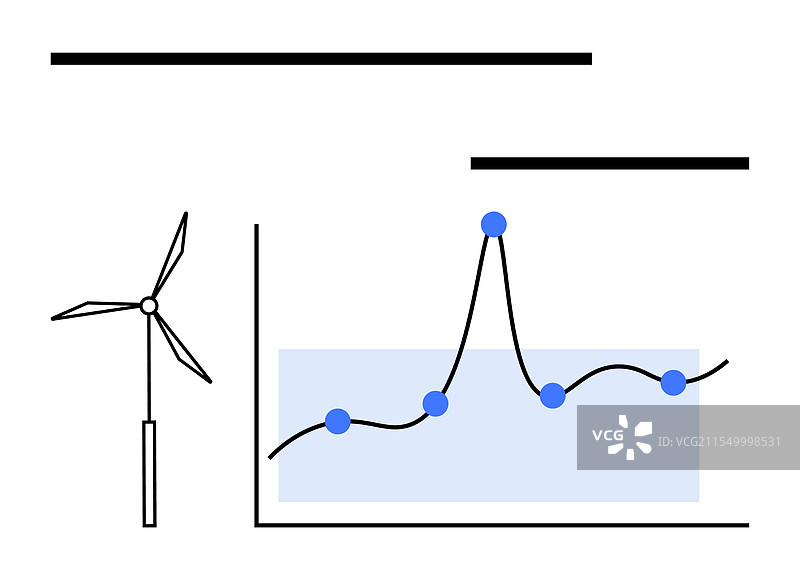 可持续能源增长分析风能图片素材