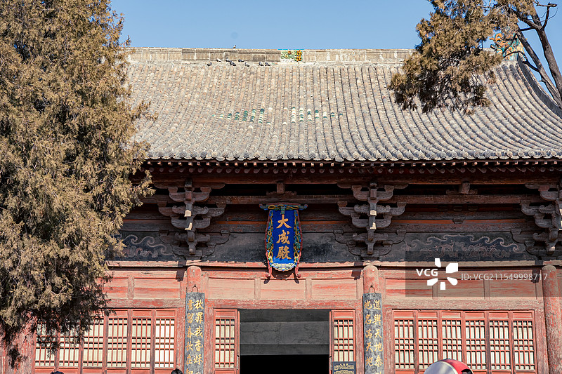 山西平遥古城文庙敬一亭龙门图片素材