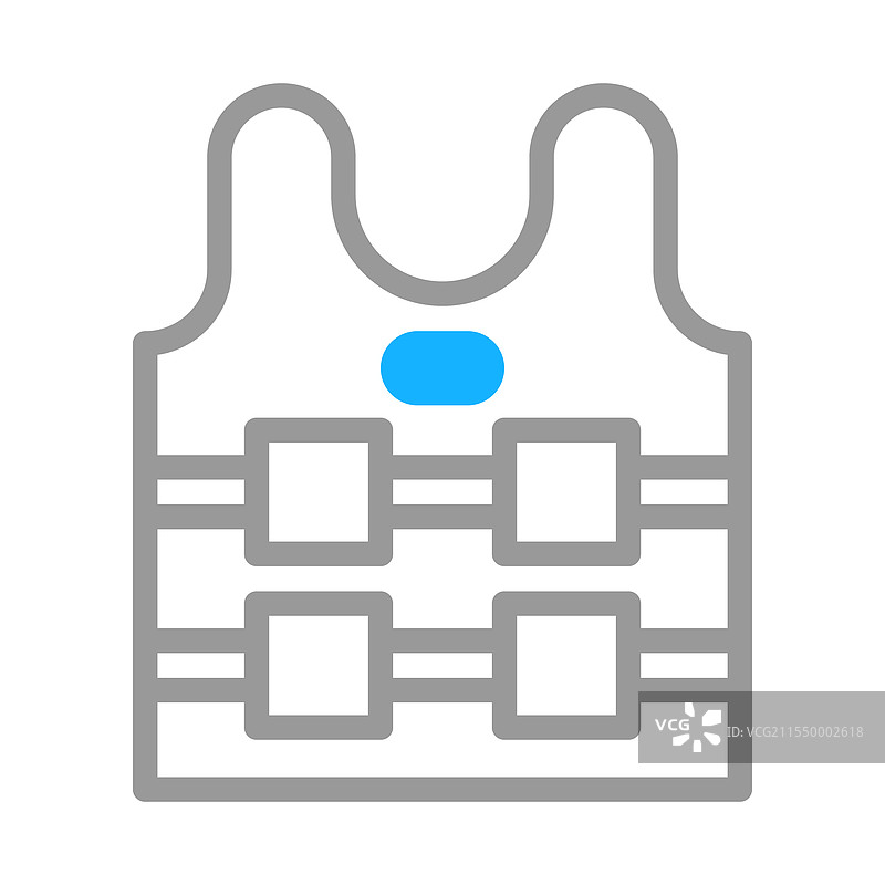 救生衣图标，水上安全设备图片素材