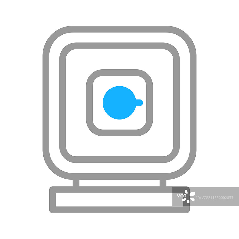 户外运动的运动相机图标概念图片素材