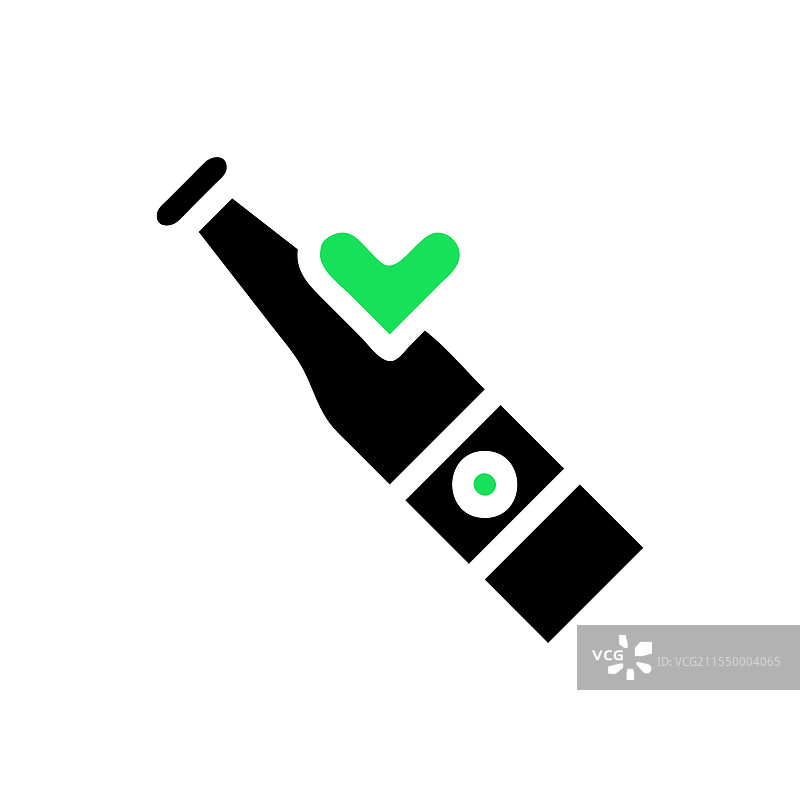 批准的电子烟概念与蒸汽吸烟图片素材