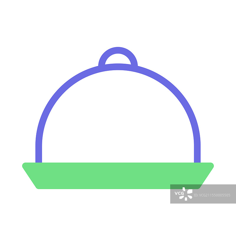 餐饮服务托盘图标概念图片素材