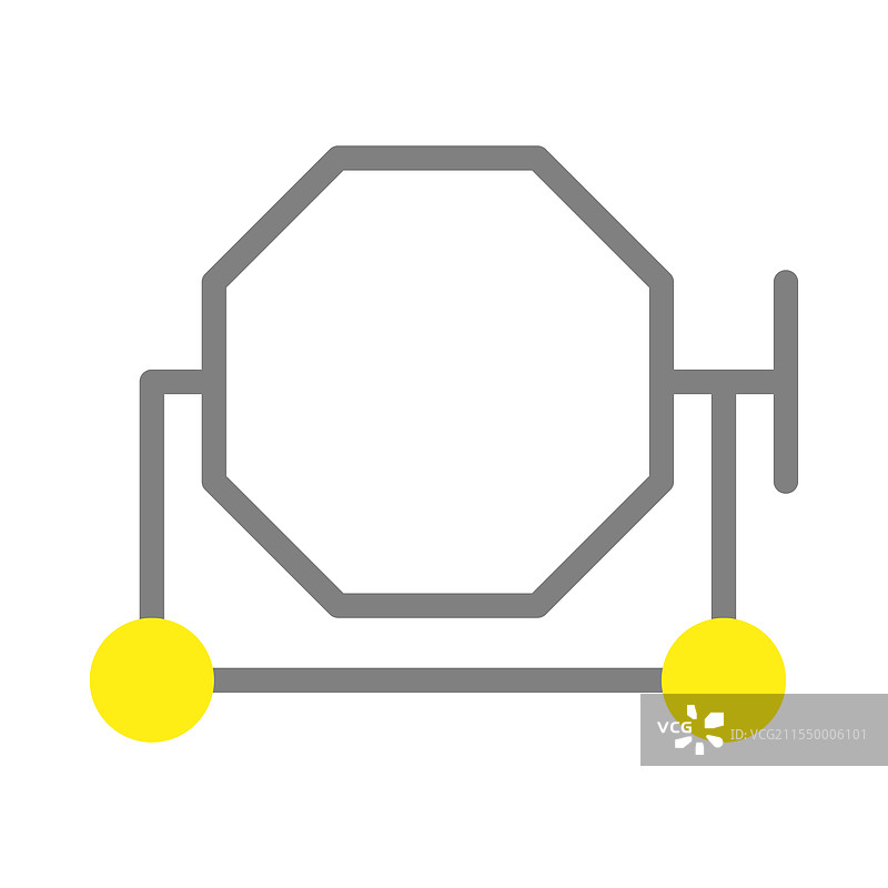 混凝土搅拌机图标建筑设备图片素材