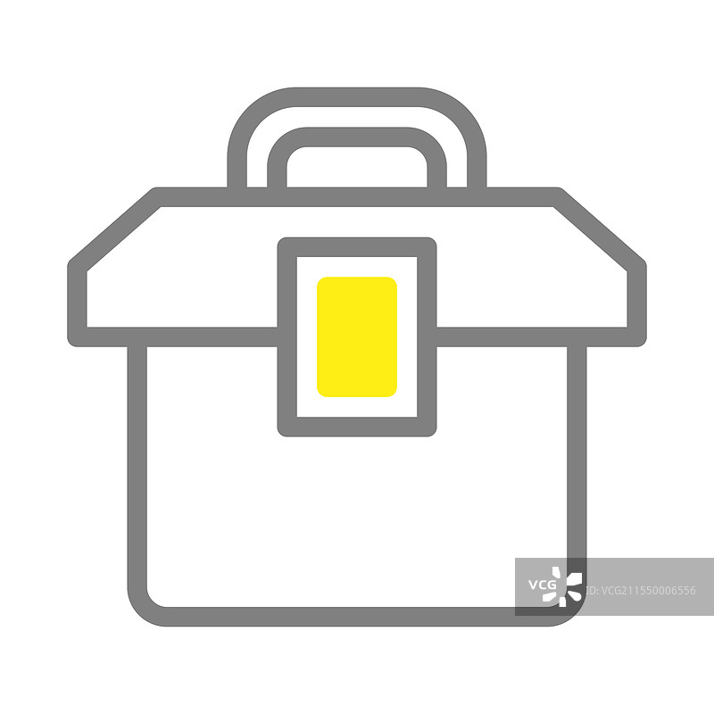 简单工具箱图标，存储概念图片素材