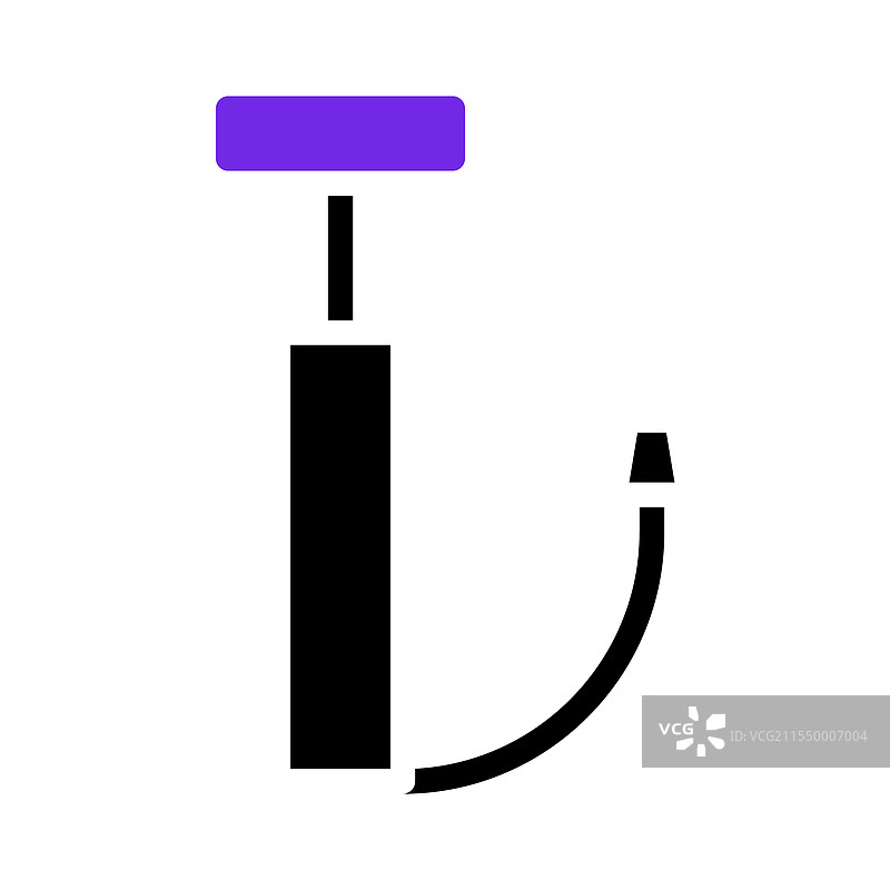 气泵图标，概念为充气压力和图片素材