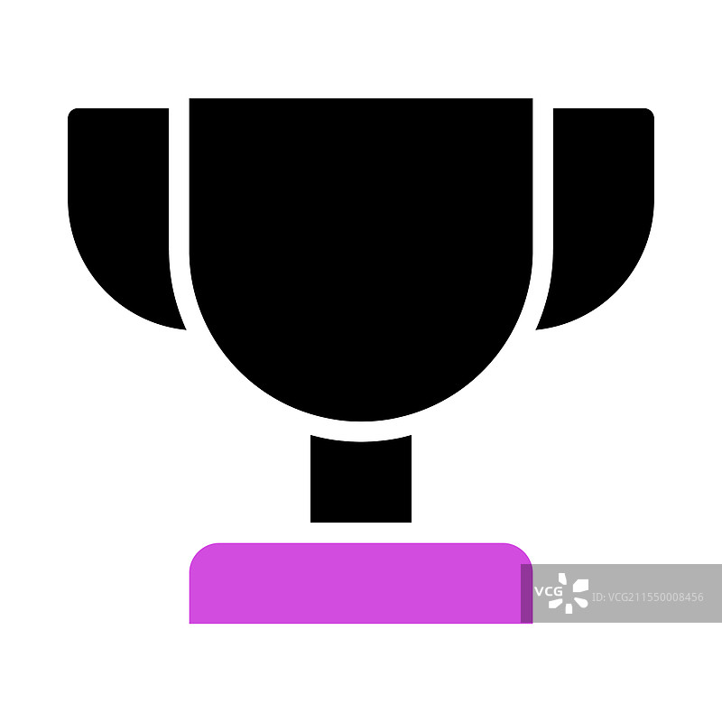 奖杯图标，象征成就与成功图片素材