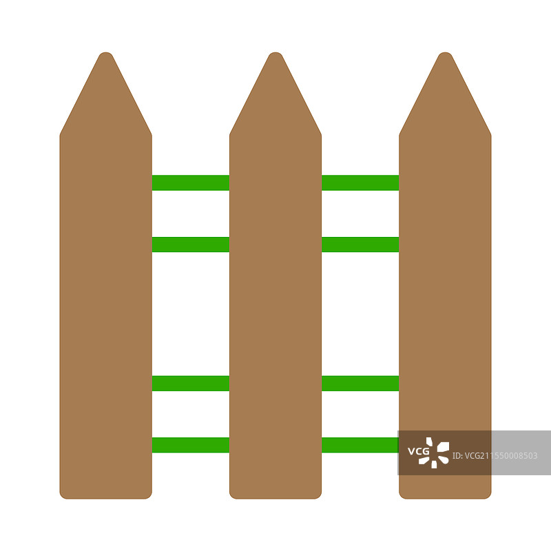 简单木栅栏的隐私安全概念图片素材