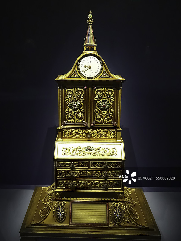 中国北京故宫钟表馆西洋钟表集锦图片素材