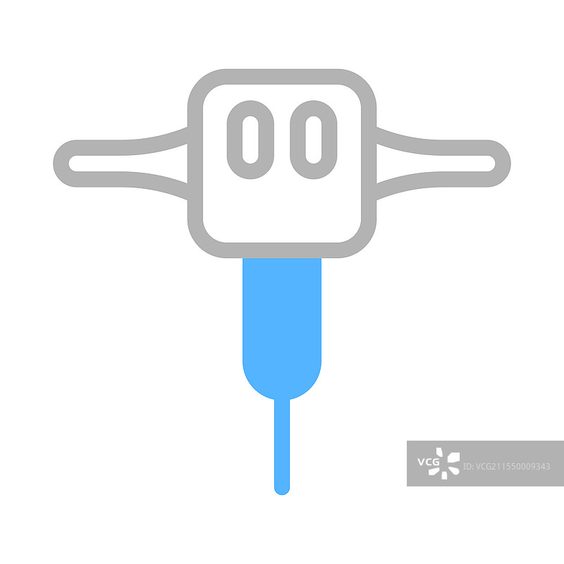 建筑电锤图标概念图片素材