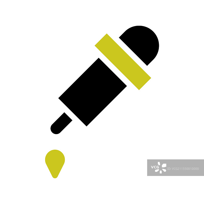 实验室科学的移液器图标概念图片素材